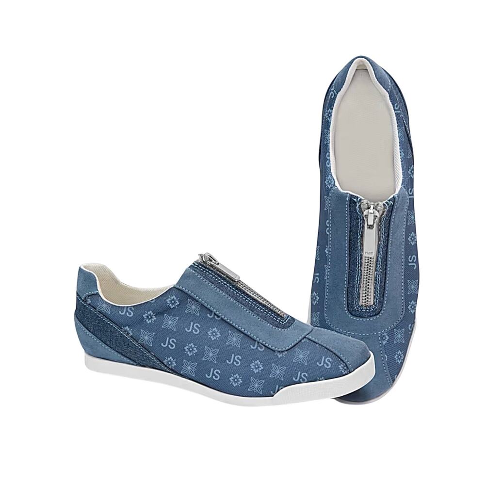 Bradford Exchange Just My Style Denim Canvas Personalized Sneaker - AA